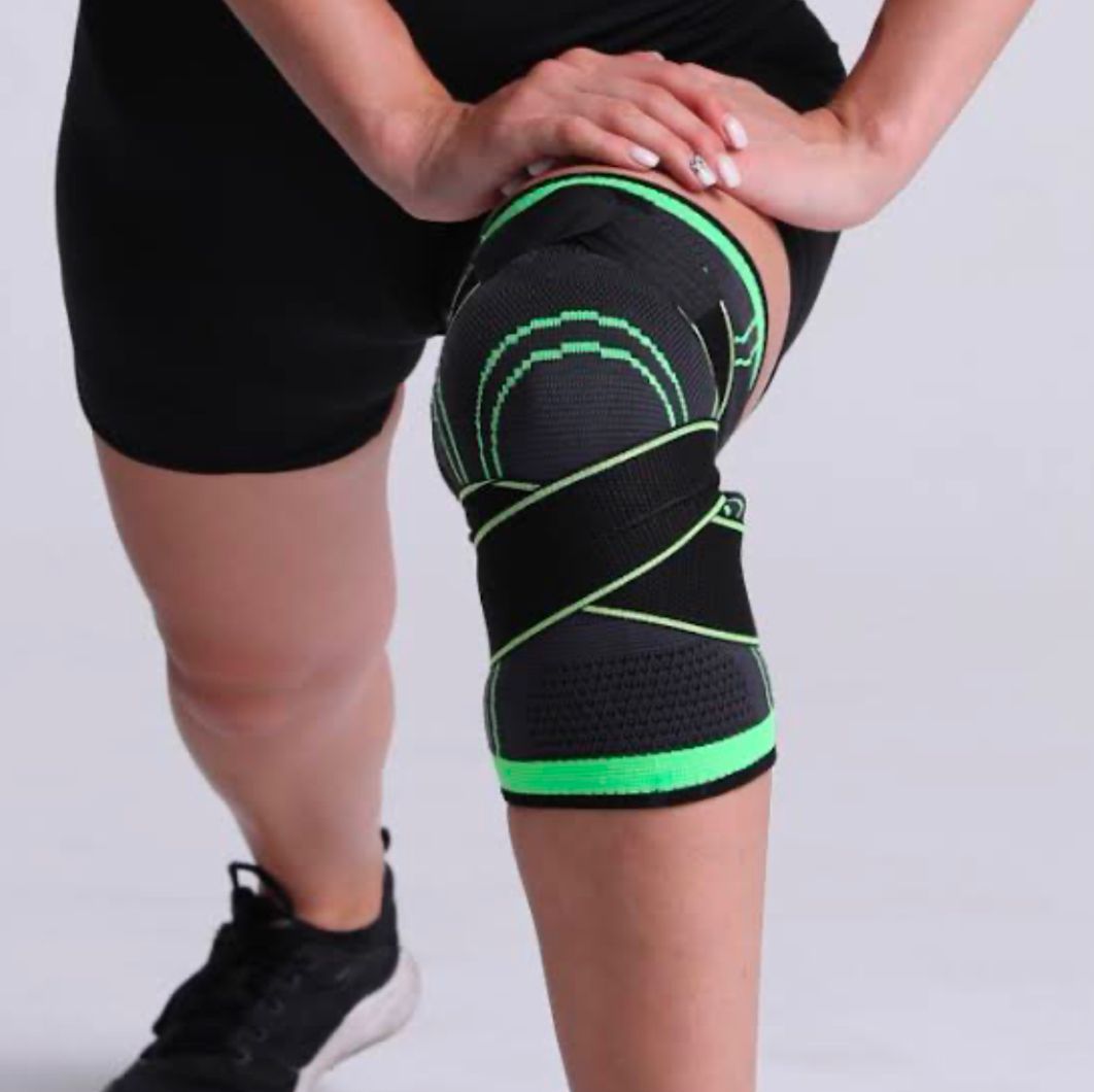 Knee Support Band for Pressure Weaving with 3D Weave Protection Against Injury Pressure Adjustable Knee Support for Men and Women With out box