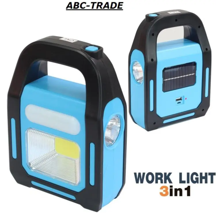 Rechargeable – Outdoor Solar Camping Light – Waterproof Led Portable Light Usb Rechargeable For Emergencies, Power Failure, Travel