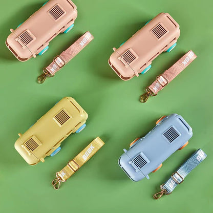 Bus Shape Water Bottle with Straw for Kids