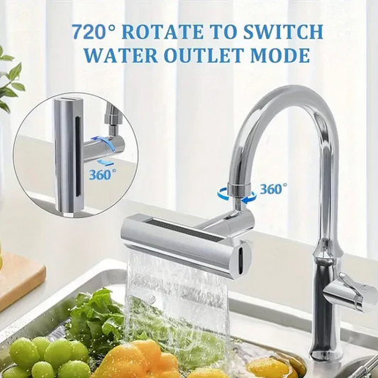 Multifunctional 4 Mode Water Faucet Adapter
