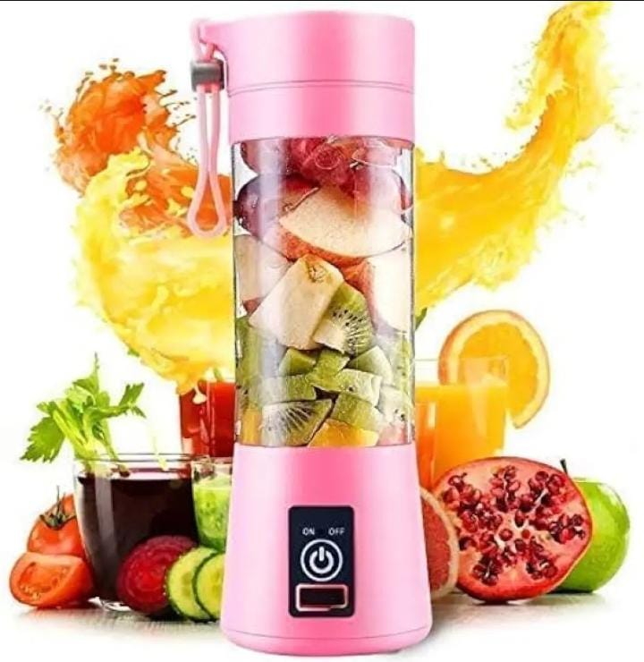 Portable Mini Juice Blender / Rechargeable 6-Blade Juicer Cup / Electric Fruit and Vegetable Juice Maker without Plugging in