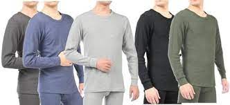 Unisex thermal inner suit for comfort with microfibers stretchy comfortable