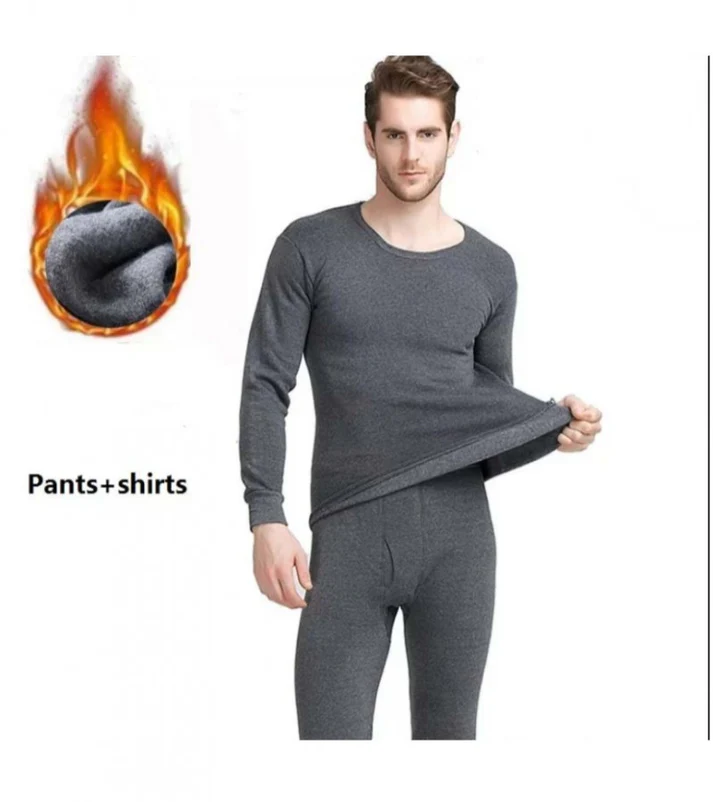 Unisex thermal inner suit for comfort with microfibers stretchy comfortable