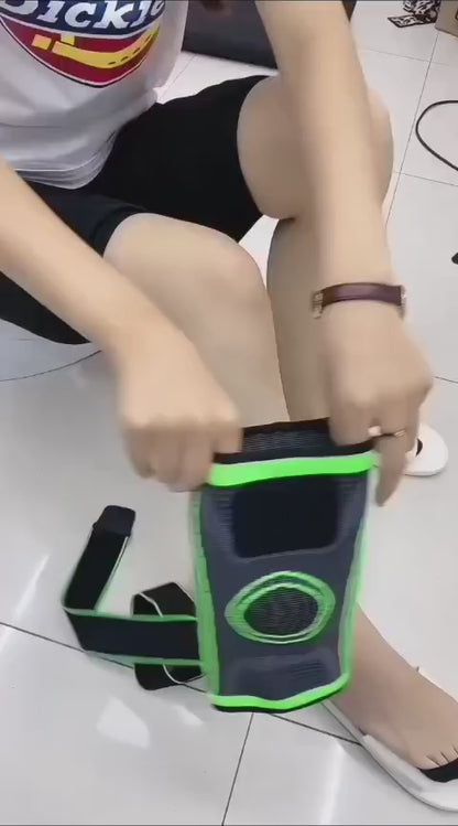 Knee Support Band for Pressure Weaving with 3D Weave Protection Against Injury Pressure Adjustable Knee Support for Men and Women With out box