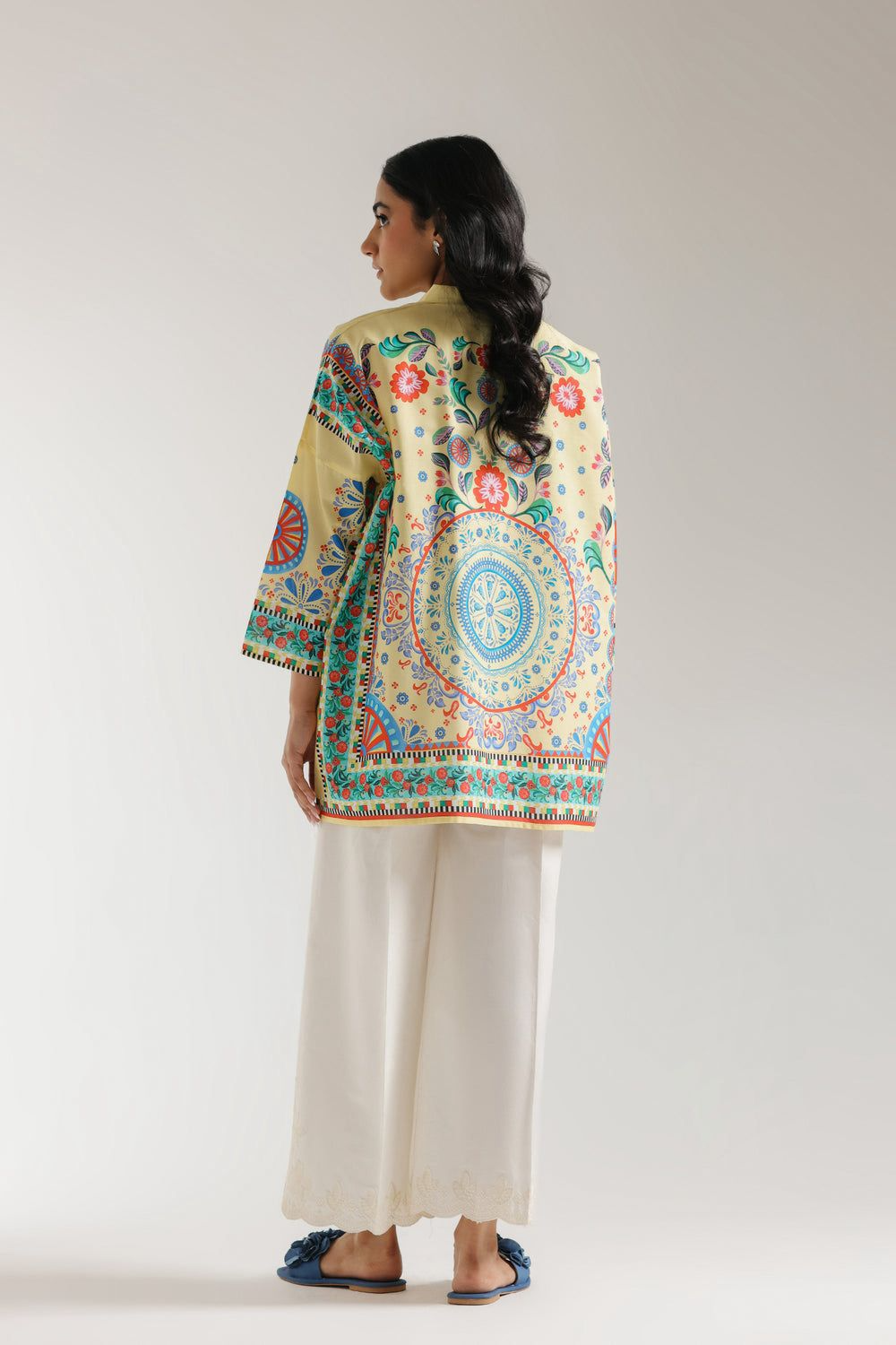 MOST DEMANDING PRINTED 2 PCS  WITH FARSHI SHALWAR