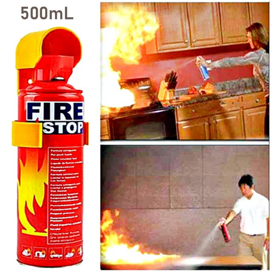 Foam Stop Fire 500ml - Fire Stop - Fire Extinguisher - Portable Spray Safety