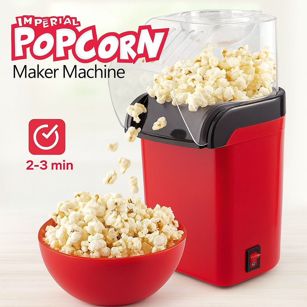 Electric Popcorn Making Machine (with Box Packing)